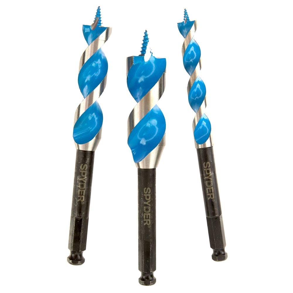 Broca avellanadora de madera Spyder Stinger de 4 piezas x 6-1/2 pulgadas - Juego de brocas - 12001-1 BONUS