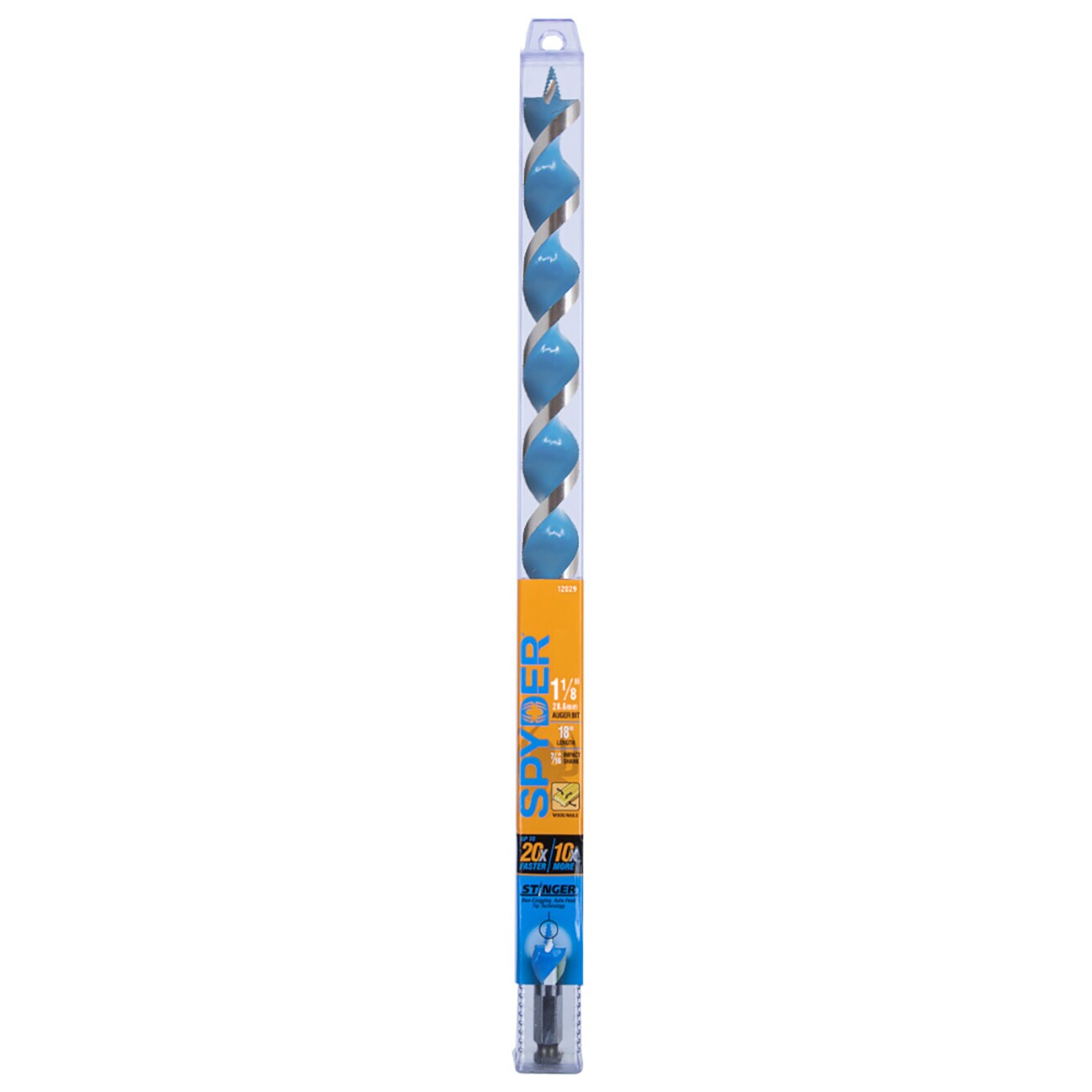 Broca avellanadora Spyder Stinger de 1-1/8 pulgadas x 18 pulgadas - 12029