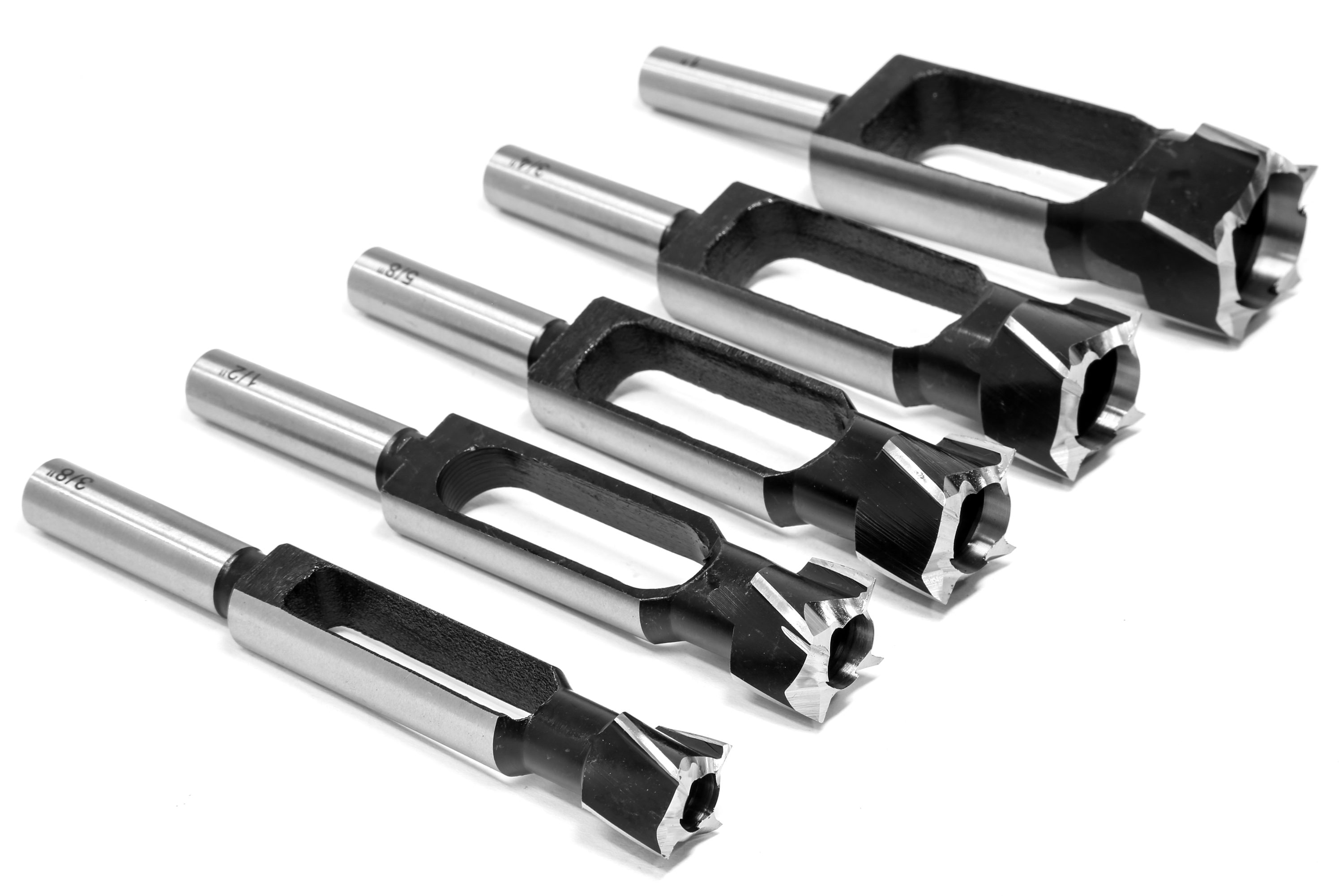 Set de brocas y cortadores de espiga y clavija WEN WEN de 5 piezas x juego surtido de brocas cortadoras de tapones para taladrar madera - DB051T