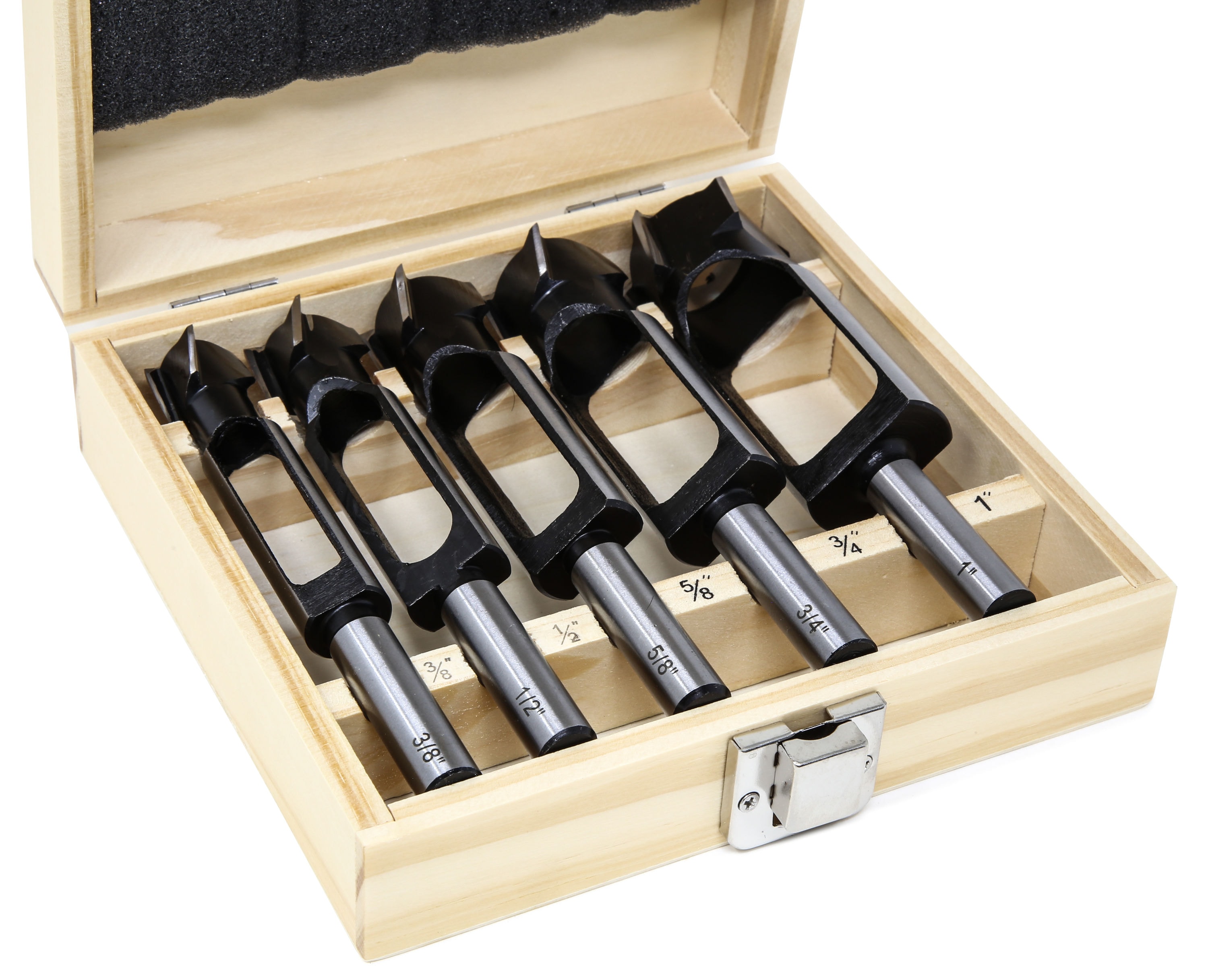 Set de brocas y cortadores de espiga y clavija WEN WEN de 5 piezas x juego surtido de brocas cortadoras de tapones para taladrar madera - DB051T