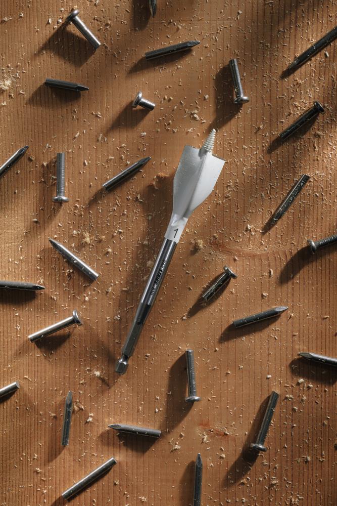 Broca de pala para madera Bosch Bosch Nail Strike de 1/2 pulgadas x 6 pulgadas - NS1005