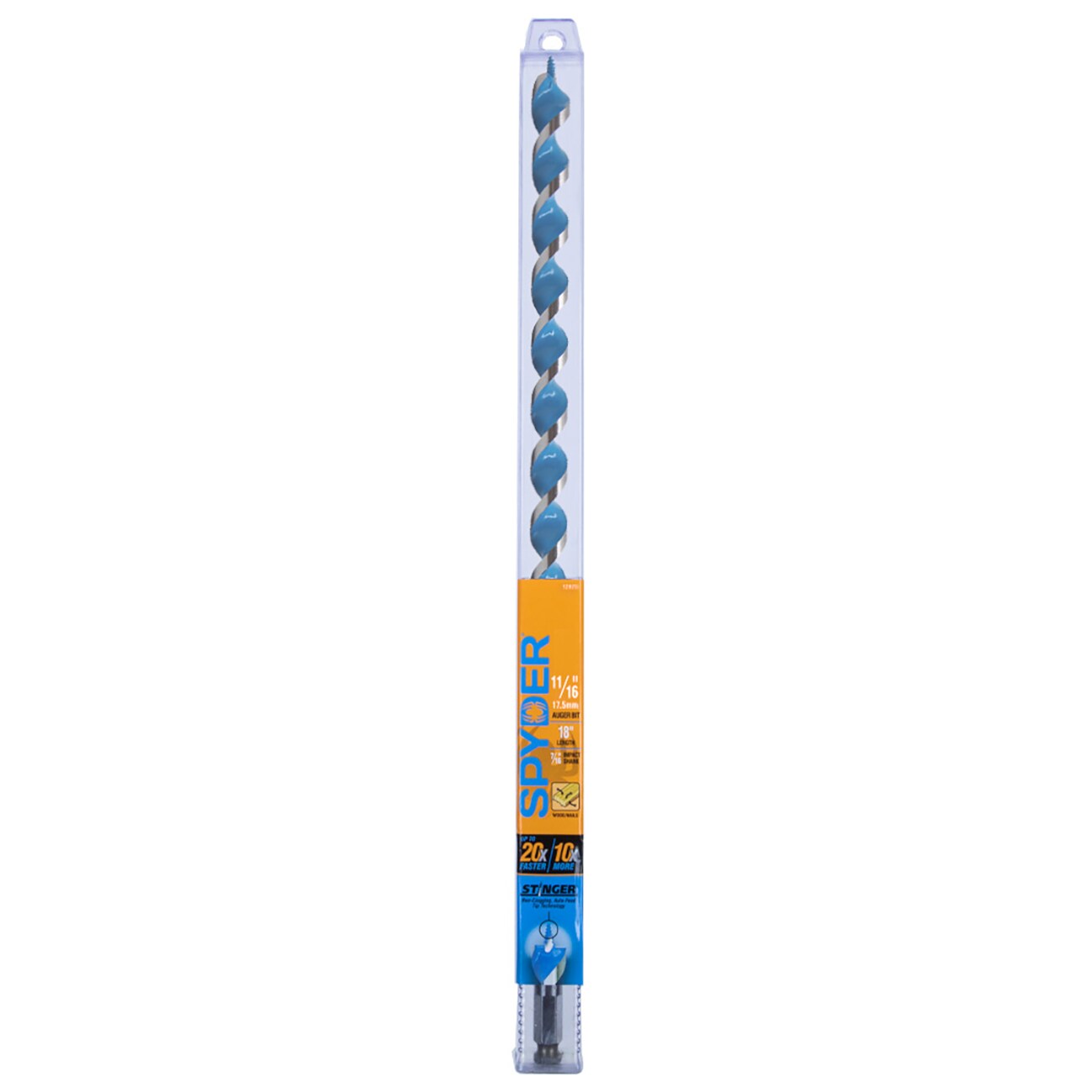 Broca para taladro avellanador de madera Spyder Stinger de 11/16 pulgadas x 18 pulgadas - 12025