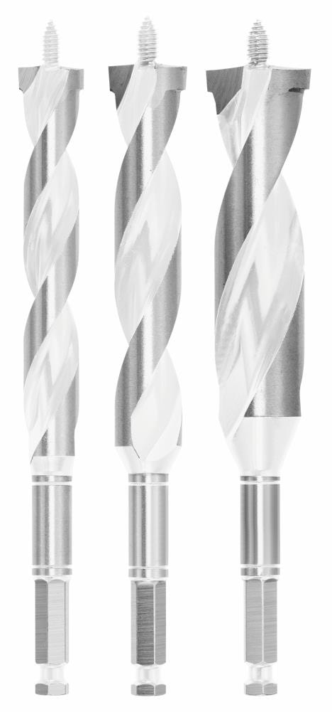 Juego de brocas para taladro de barrena para madera de 3 piezas x 6-1/2 pulgadas Bosch - HSAS5003