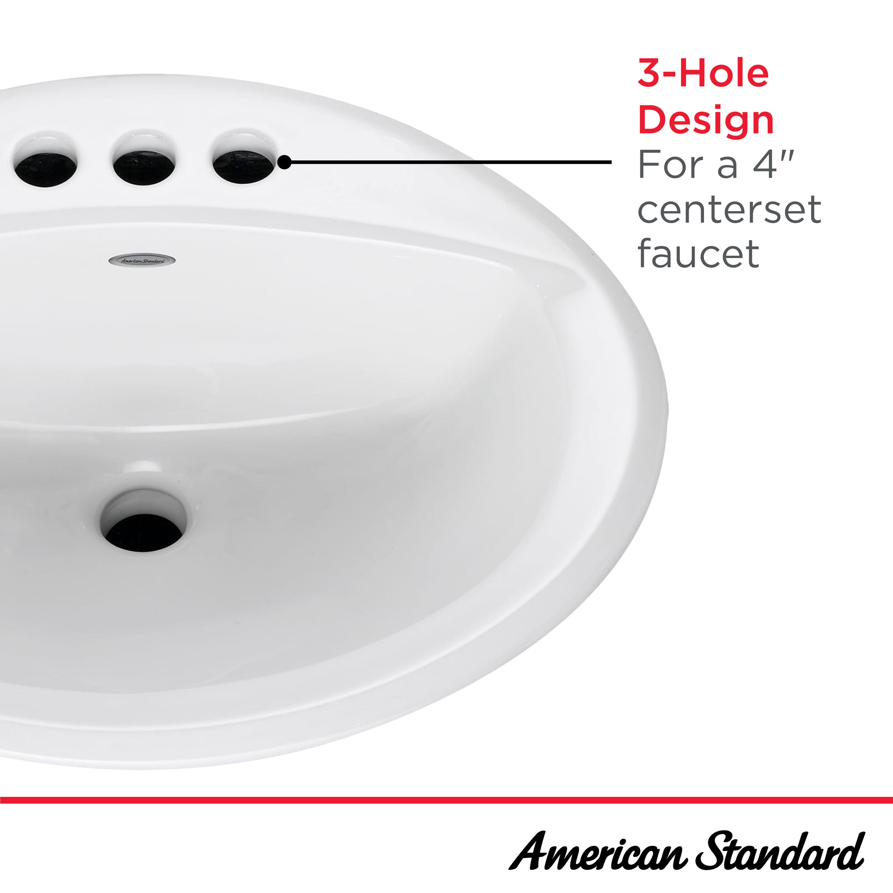 Fregadero con pedestal de porcelana vitrificada color blanco American Standard Mainstream (22 pulgadas x 17.5 pulgadas x 34.25 pulgadas) - 0467400R.020