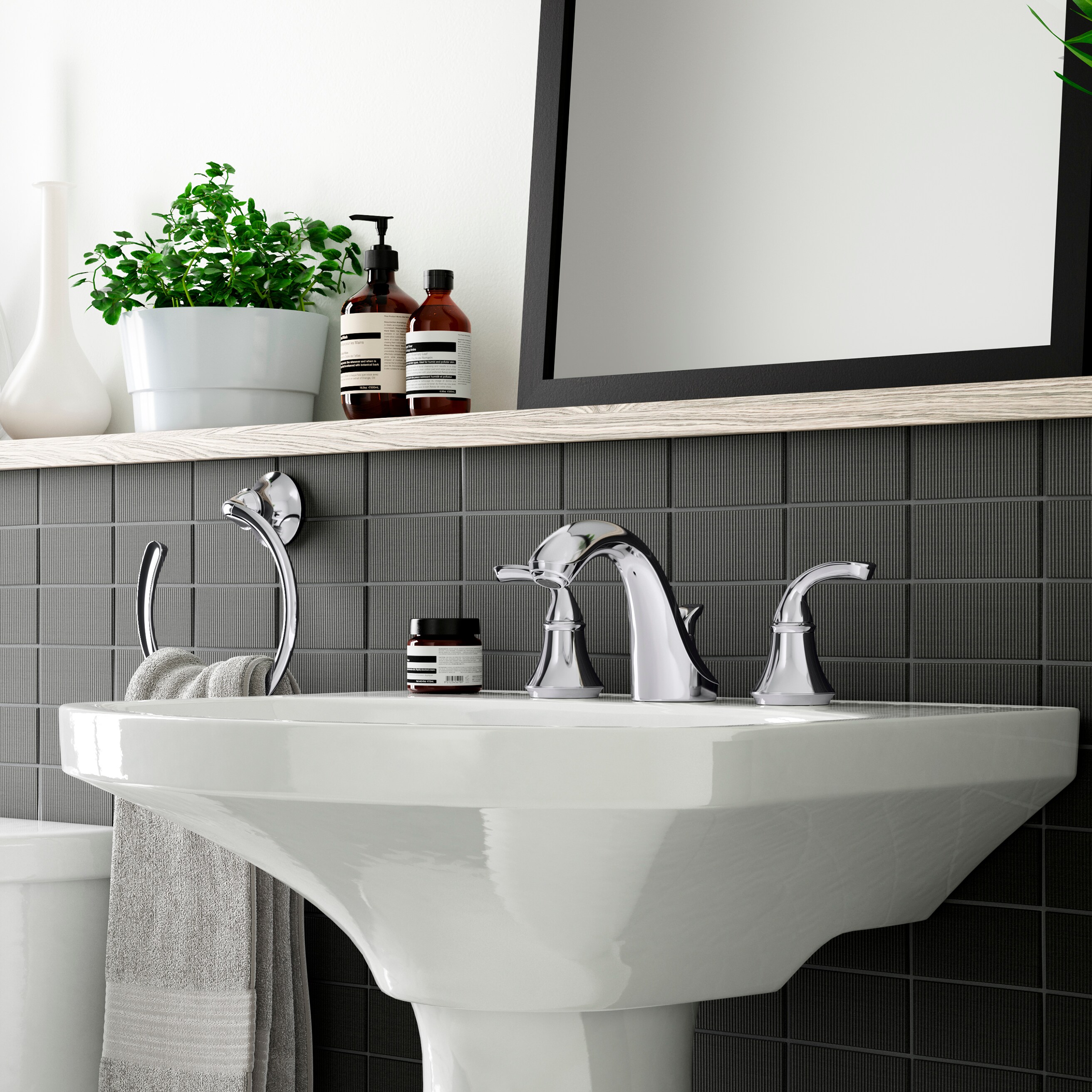 KOHLER Cimarron Blanco (22.75 pulgadas x 18.88 pulgadas x 34.5 pulgadas) - 2362-8-0