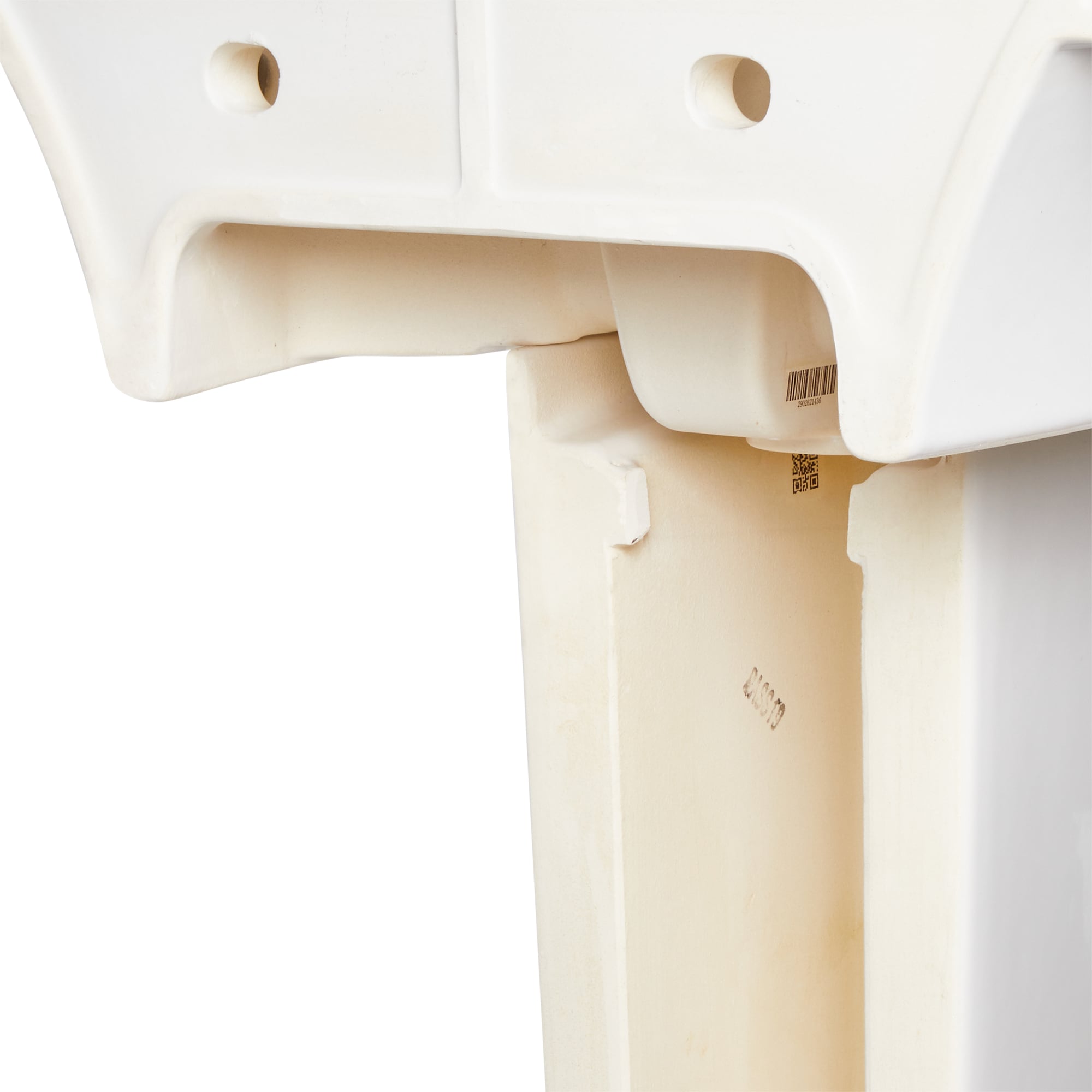 Fregadero de pedestal de porcelana blanca moderna American Standard Edgemere (combo de 19.5 pulgadas x 25 pulgadas x 35.625 pulgadas) - 0445800.020