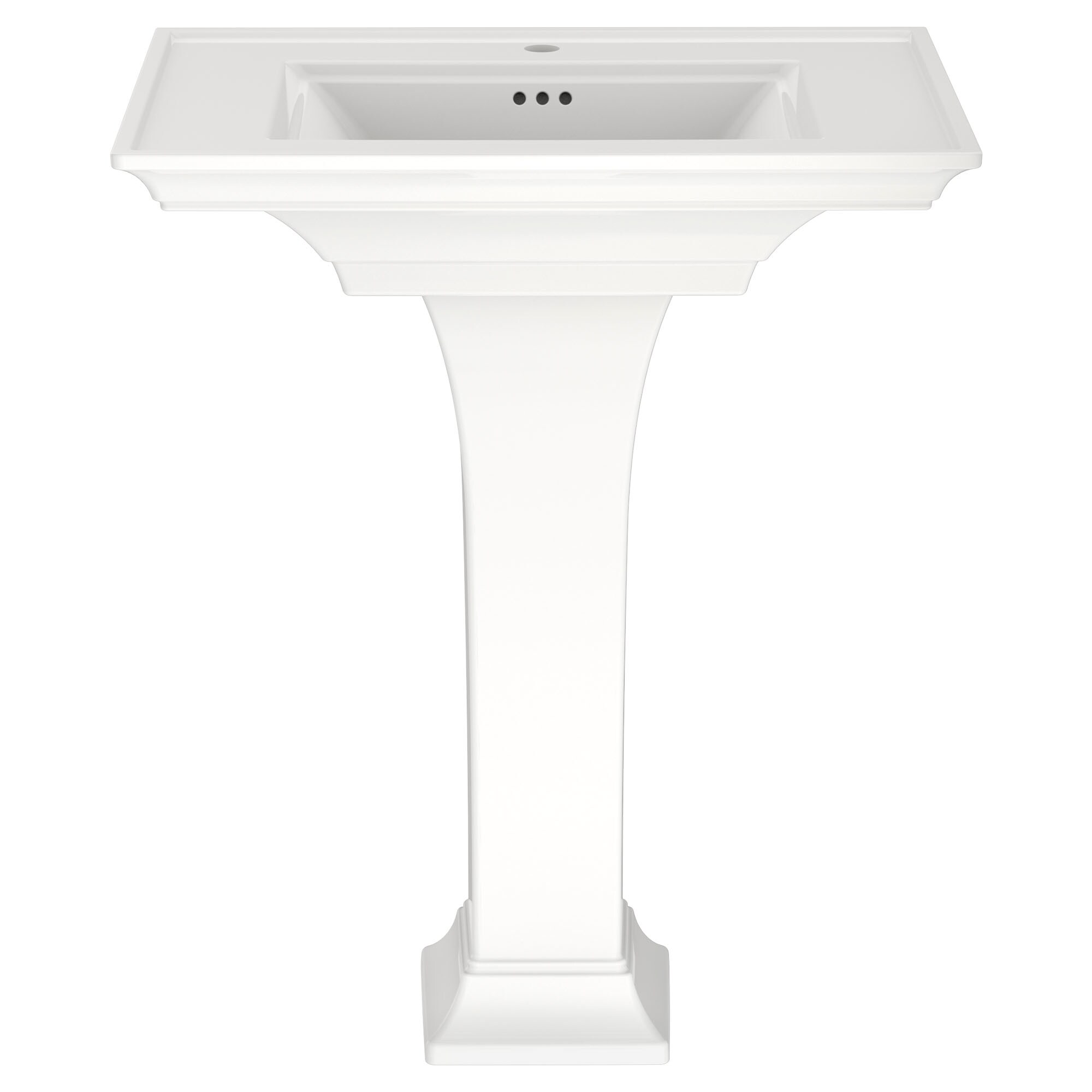 American Standard Town Square Lavabo de pedestal de cerámica blanca (22.5 pulgadas x 30 pulgadas x 35 pulgadas) - 0297100.020
