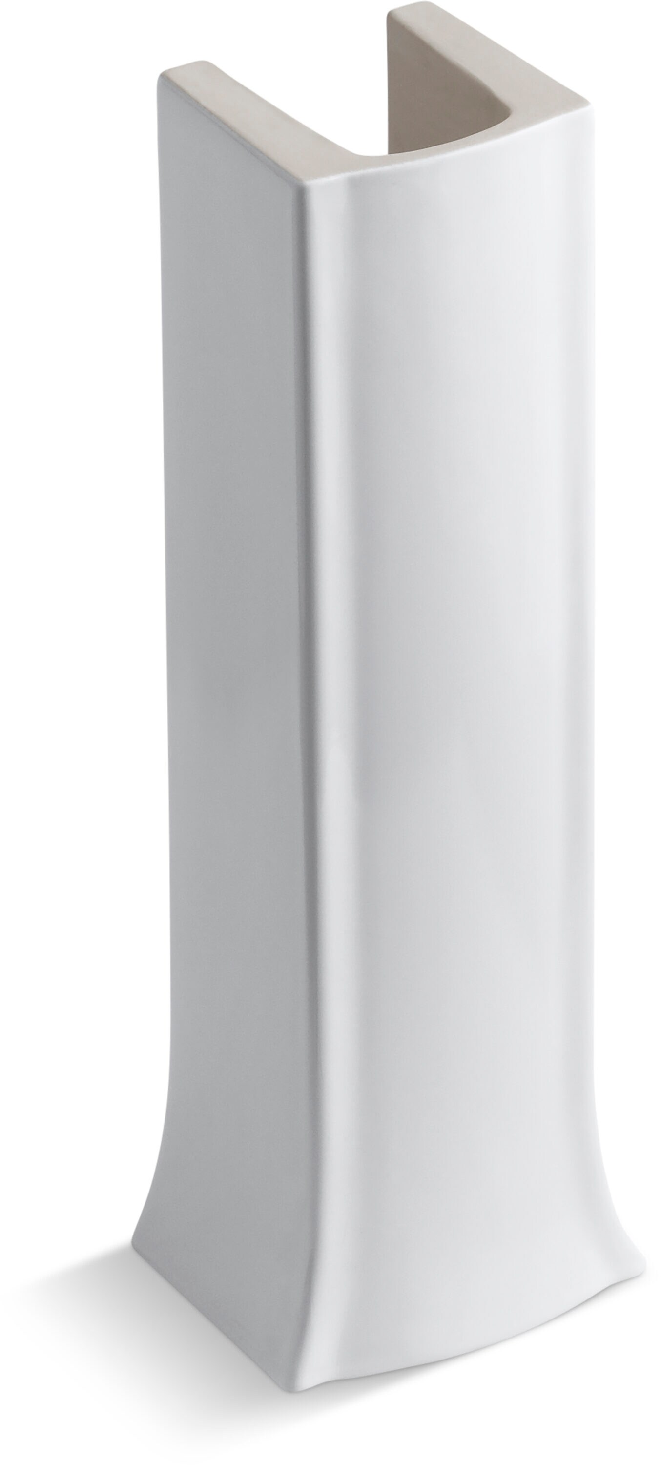 Base de lavabo de pedestal blanco de porcelana vitrificada Archer de KOHLER (27.75 pulgadas x 13.4 pulgadas x 27.75 pulgadas) - 2357-0