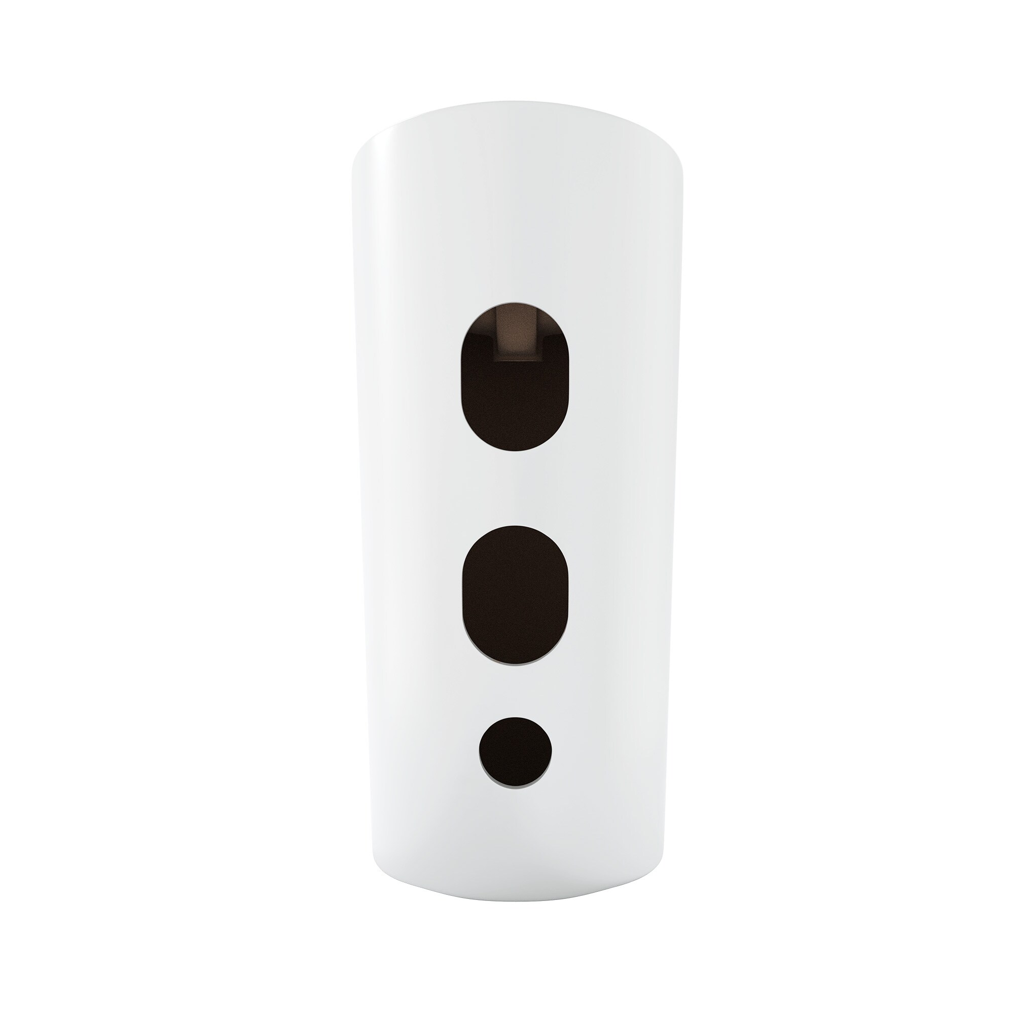 Eridanus Reno Lavabo de Pedestal de China Vítrea Moderno Blanco y Nítido Combo (18 pulgadas x 38.25 pulgadas) - ERI-PB-411