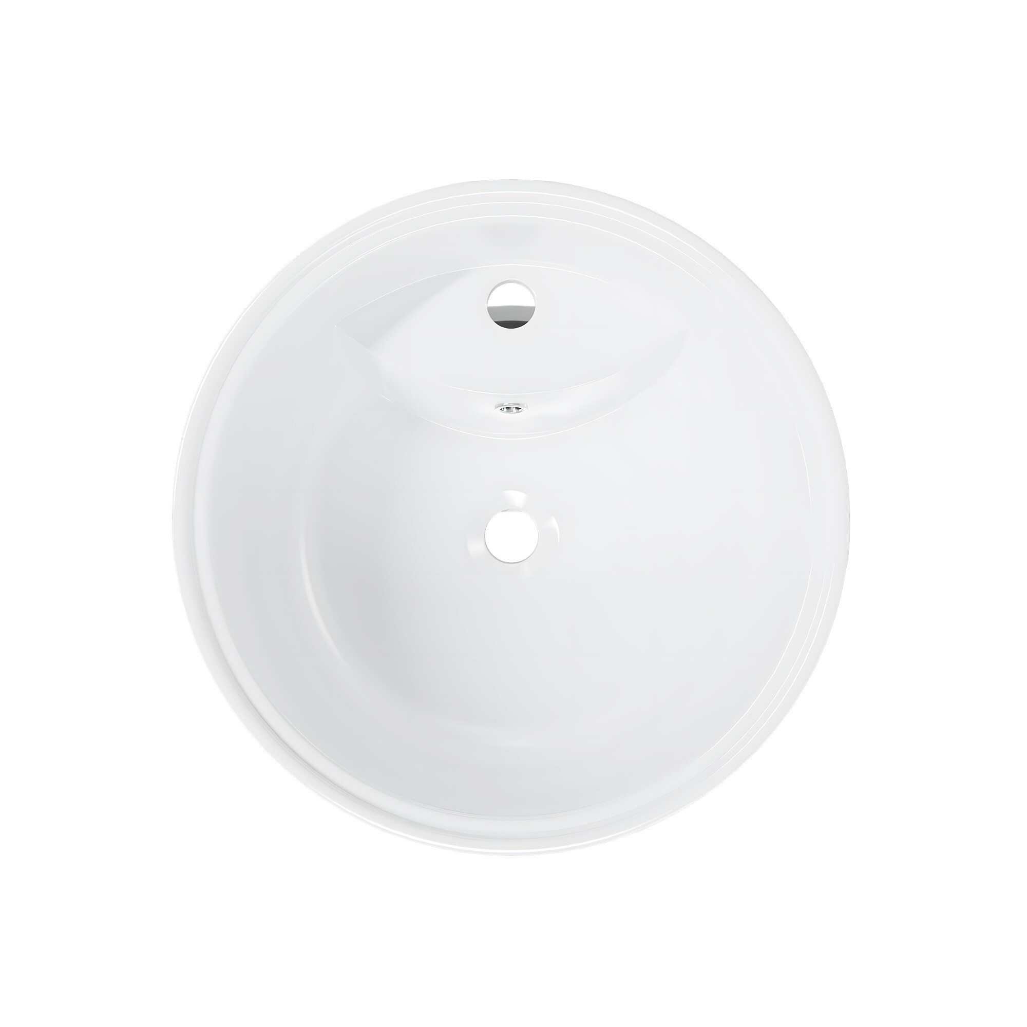 Eridanus Reno Lavabo de Pedestal de China Vítrea Moderno Blanco y Nítido Combo (18 pulgadas x 38.25 pulgadas) - ERI-PB-411