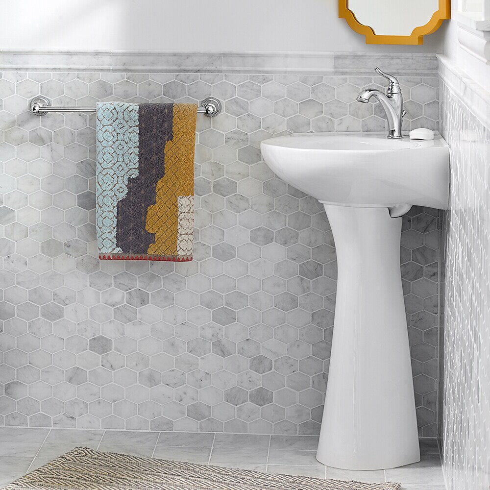 American Standard Lavabo de Pedestal Combo de Porcelana Blanca (22 pulgadas x 18.5 pulgadas x 31 pulgadas) - 0611400.020