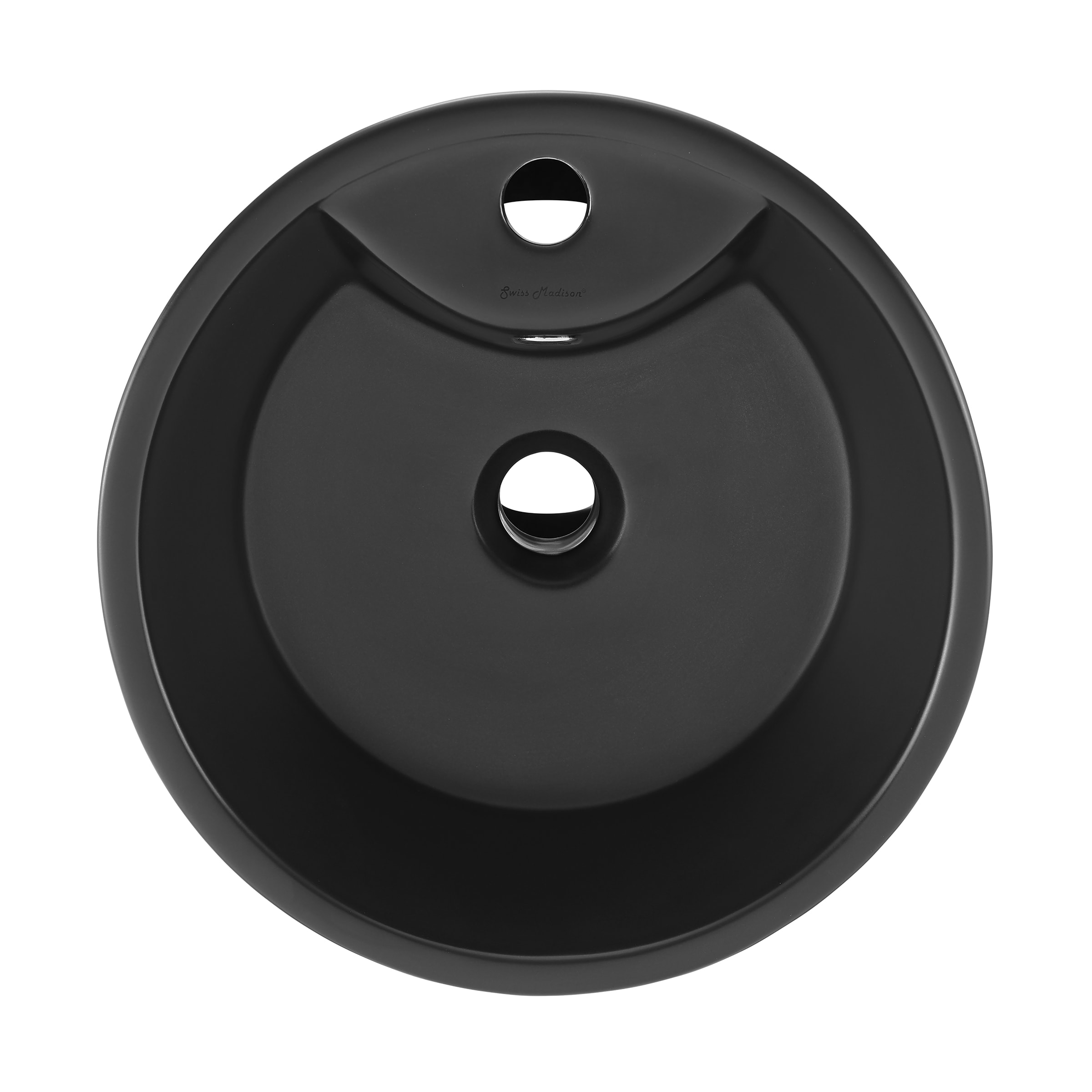 Trocadero Ceramic Modern Matte Black Pedestal Sink Combo (16 pulgadas x 33.5 pulgadas) - SM-25-PSTRO04BK de Swiss Madison.