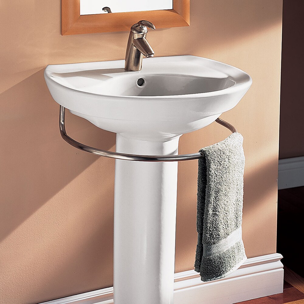 Fregadero pedestal blanco de porcelana vitrificada American Standard Ravenna (20 pulgadas x 24.25 pulgadas x 34 pulgadas) - 0268100.020