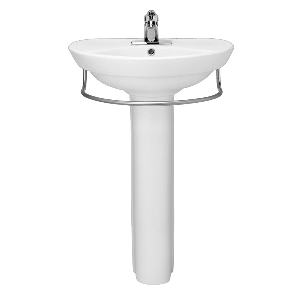 Fregadero pedestal blanco de porcelana vitrificada American Standard Ravenna (20 pulgadas x 24.25 pulgadas x 34 pulgadas) - 0268100.020