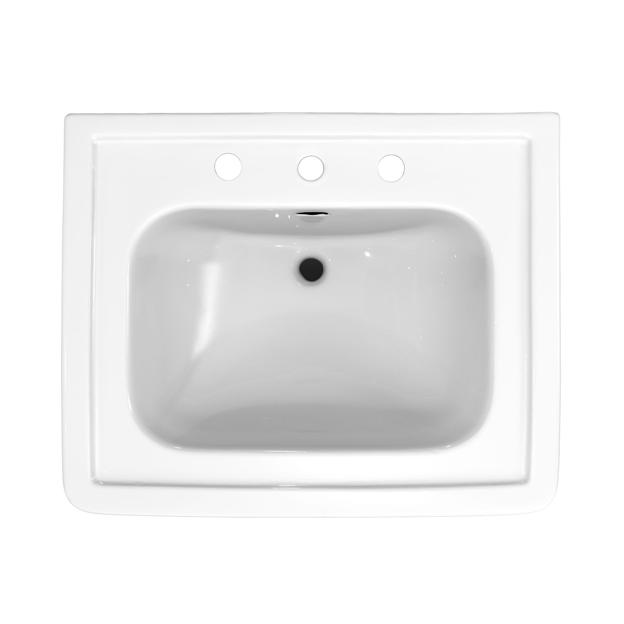 TOTO Promenade Fregadero con pedestal de porcelana vitrificada en color blanco algodón (22.25 pulgadas x 27.5 pulgadas x 34 pulgadas) - LPT530.8N-01