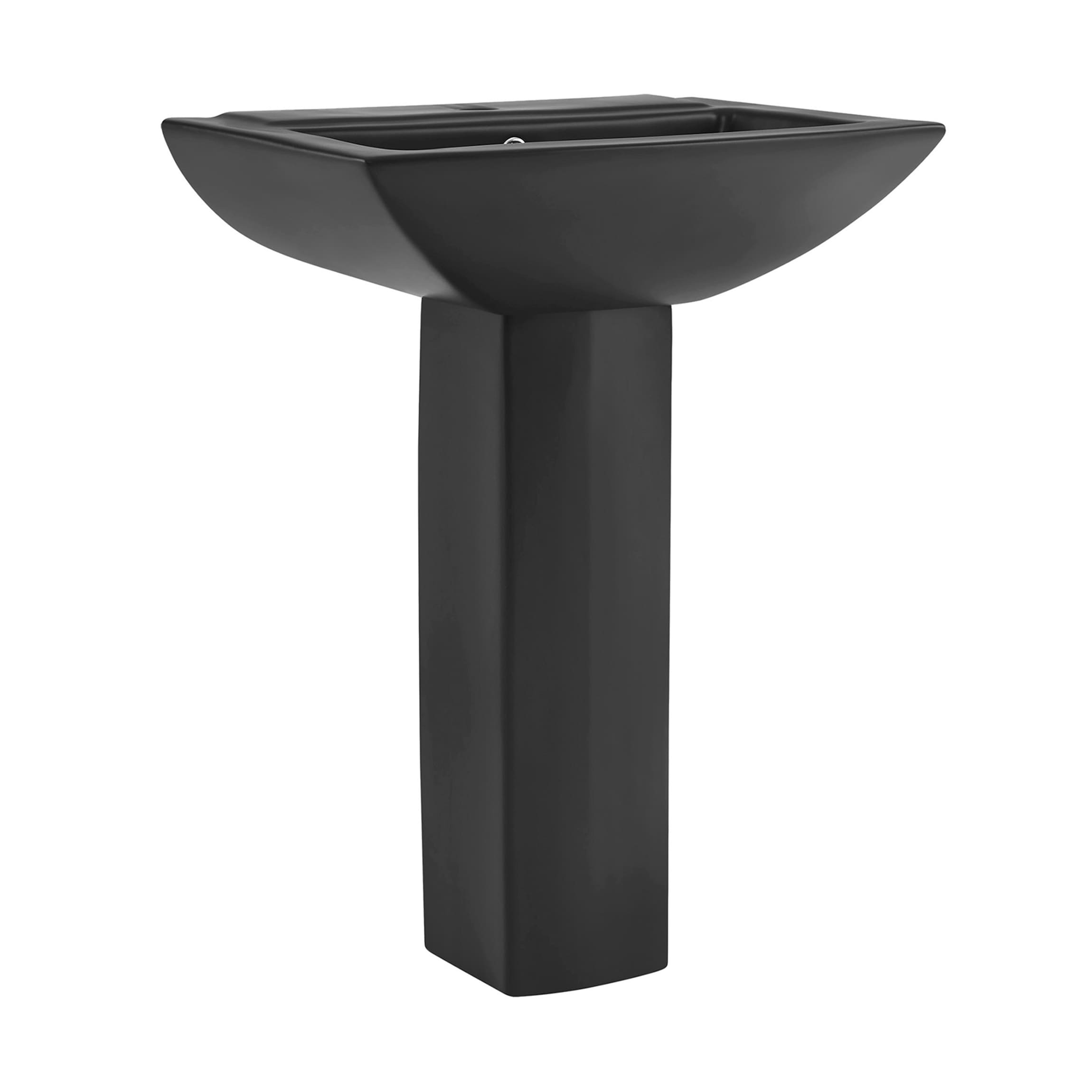 Swiss Madison Swiss Madison Besancon Ceramic Modern Matte Black Pedestal Sink Combo (18.5-in x 24.5-in x 33.5-in) - SM-25-PSBES05BK

Swiss Madison Besancon - Combo de lavamanos de pedestal moderno de cerámica en negro mate (18.5 pulgadas x 24.5 pulgadas x 33.5 pulgadas) - SM-25-PSBES05BK