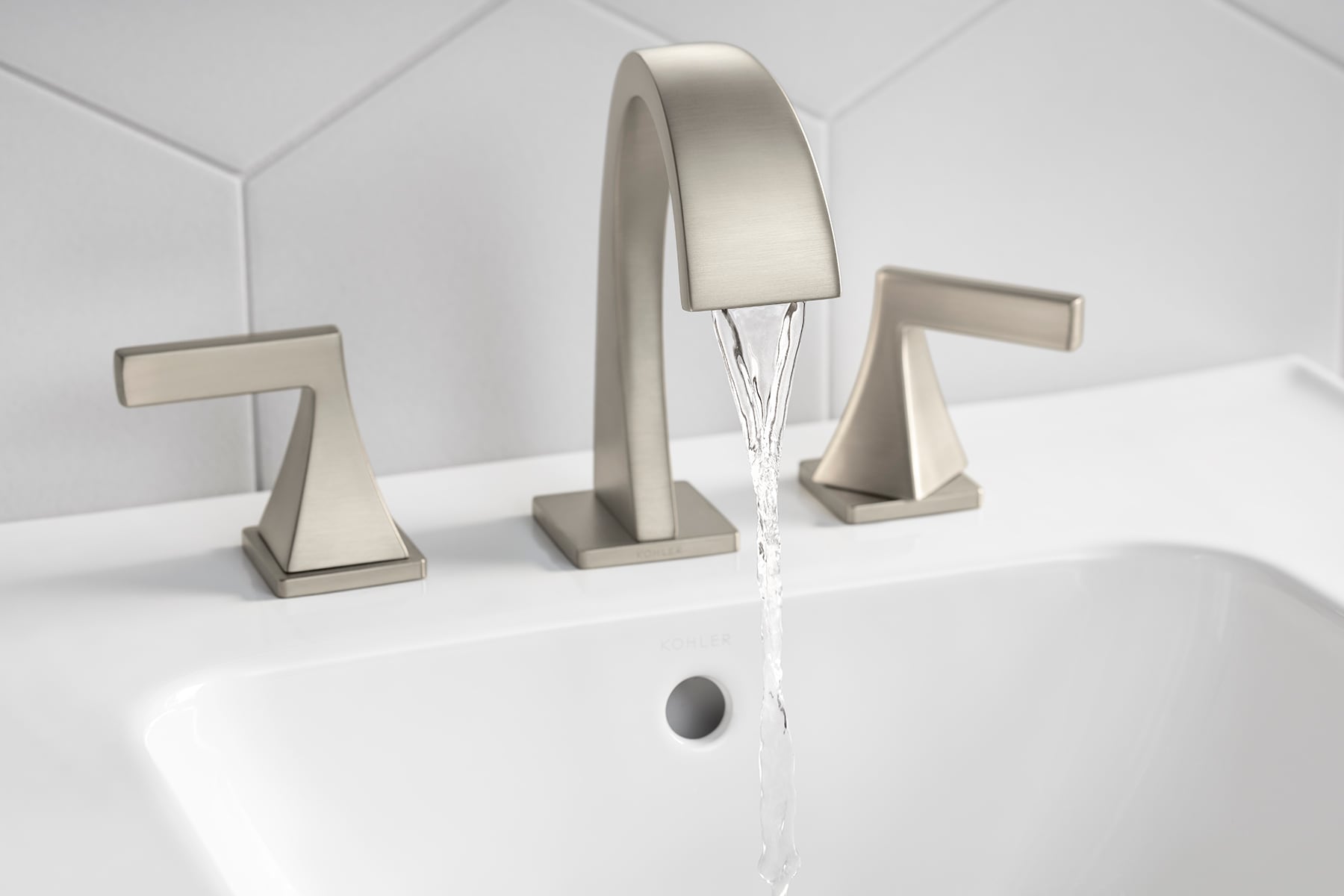 Kohler Veer Vitreous China Lavabo de Pedestal Blanco (24 pulgadas x 18.25 pulgadas x 8 pulgadas) - 5248-8-0