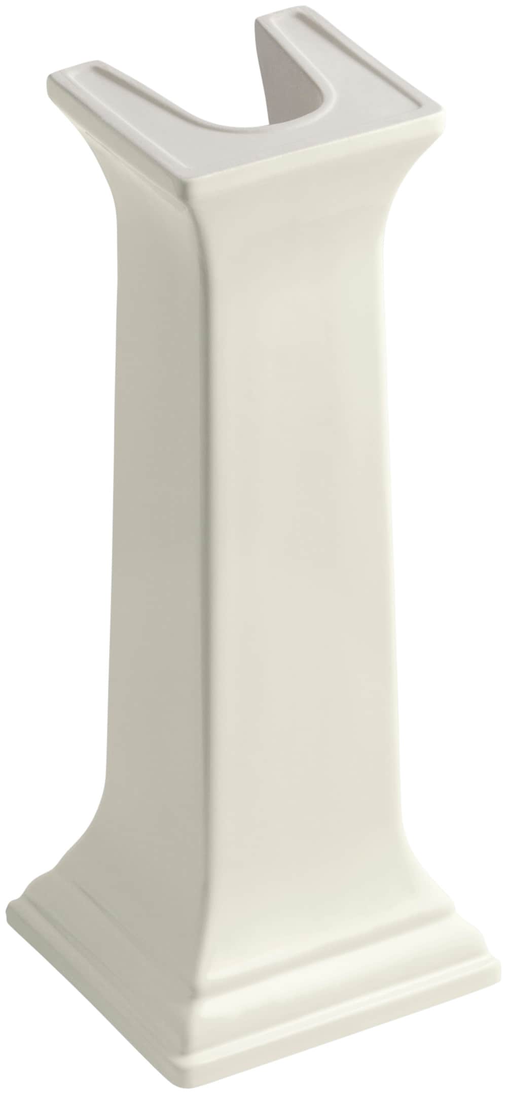 Base de fregadero de pedestal de biscuit de arcilla de fuego para memorias KOHLER (27.38 pulgadas x 17.5 pulgadas x 27.375 pulgadas) - 2267-96