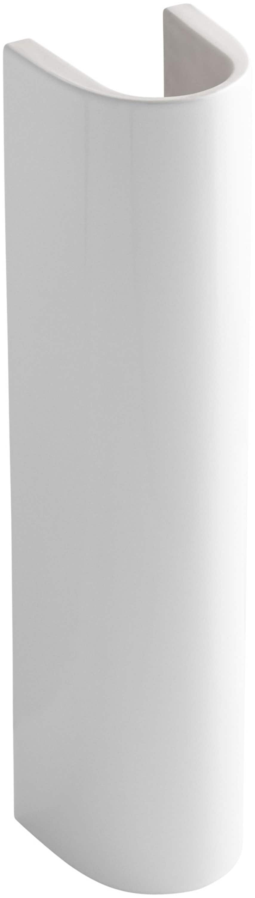 Kohler Veer Lavabo de pedestal de porcelana blanca base (42530 pulgadas x 7 pulgadas x 29 pulgadas) - 5246-0