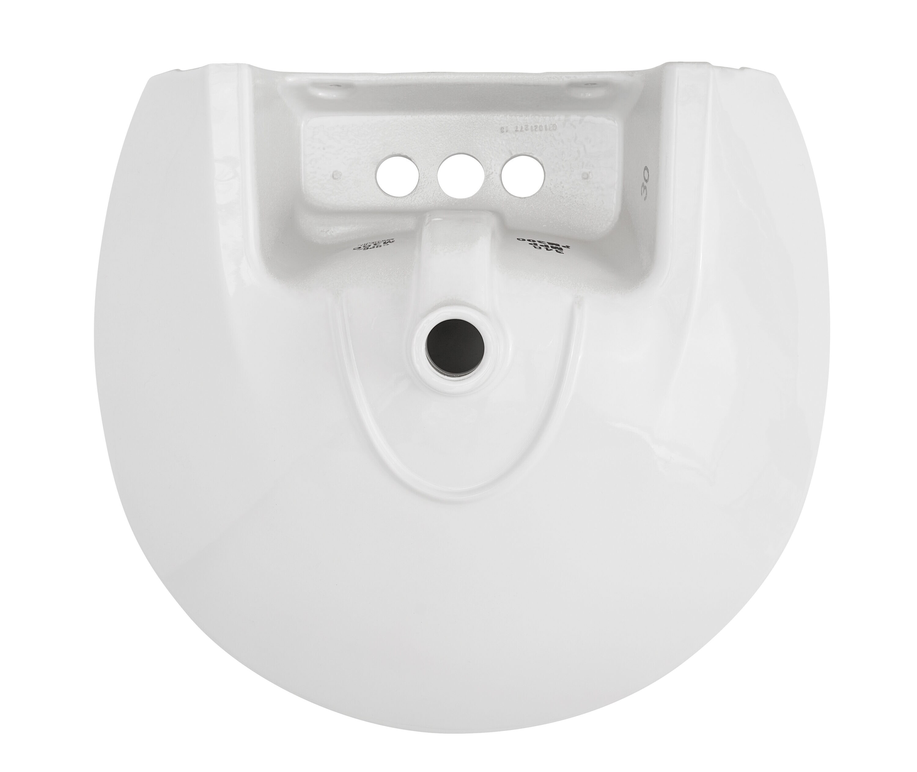 Mansfield Maverick Vitreous China Sink Combo en Blanco con Pedestal (21.5 pulgadas x 24 pulgadas x 33 pulgadas) - 349-4