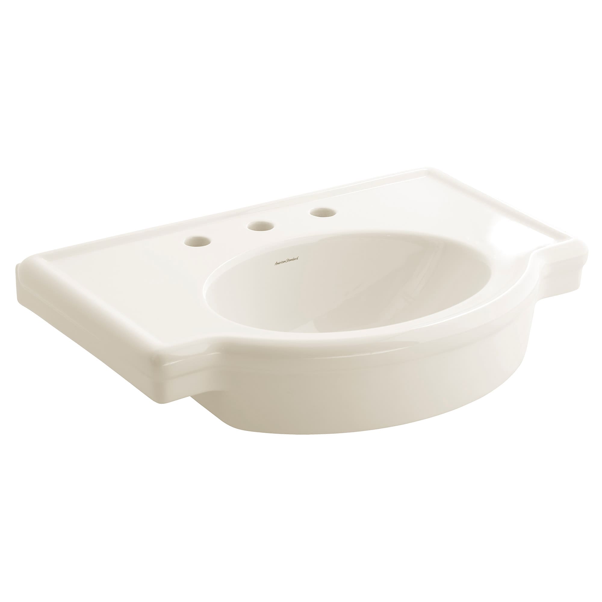 American Standard Retrospect Fireclay Linen Pedestal Sink Top (27 pulgadas x 19.75 pulgadas x 36 pulgadas) - 0282008.222