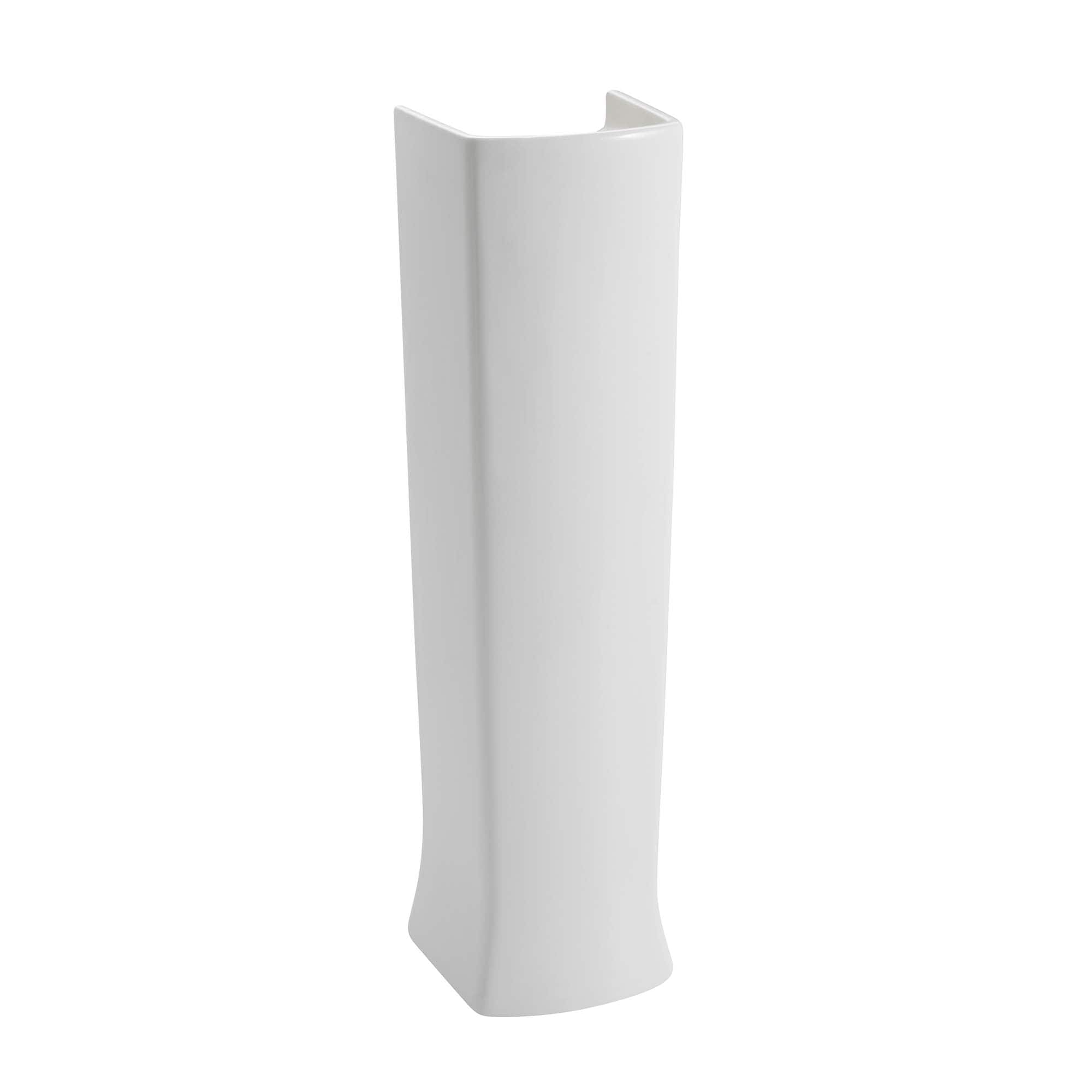 Base de lavabo de pedestal American Standard Townsend Fireclay blanco (7 pulgadas x 8 pulgadas x 29.625 pulgadas) - 0039001.020
