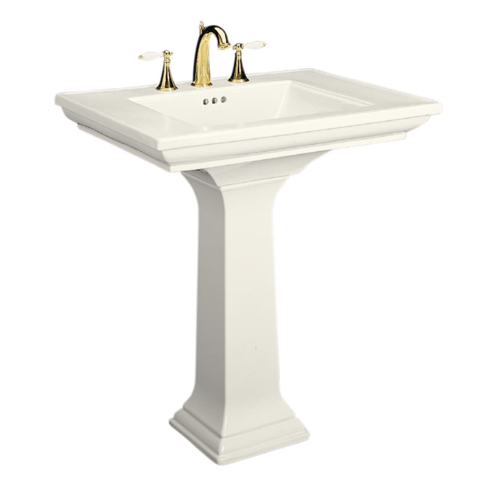 Fregadero de pedestal Memoirs de fireclay en color blanco galleta (30 pulgadas x 21.75 pulgadas x 34.75 pulgadas) - 2268-8-96