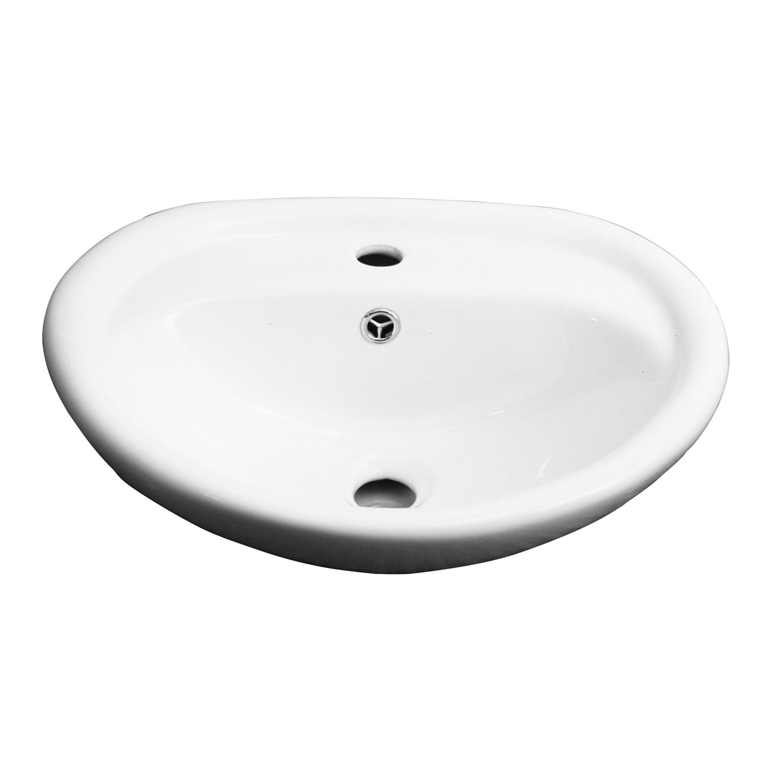 Lavabo de pedestal Barclay Ashley en porcelana vitrificada blanco moderno, combo de lavabo de pedestal (15.25 pulgadas x 19.75 pulgadas x 32.125 pulgadas) - 3-9161WH