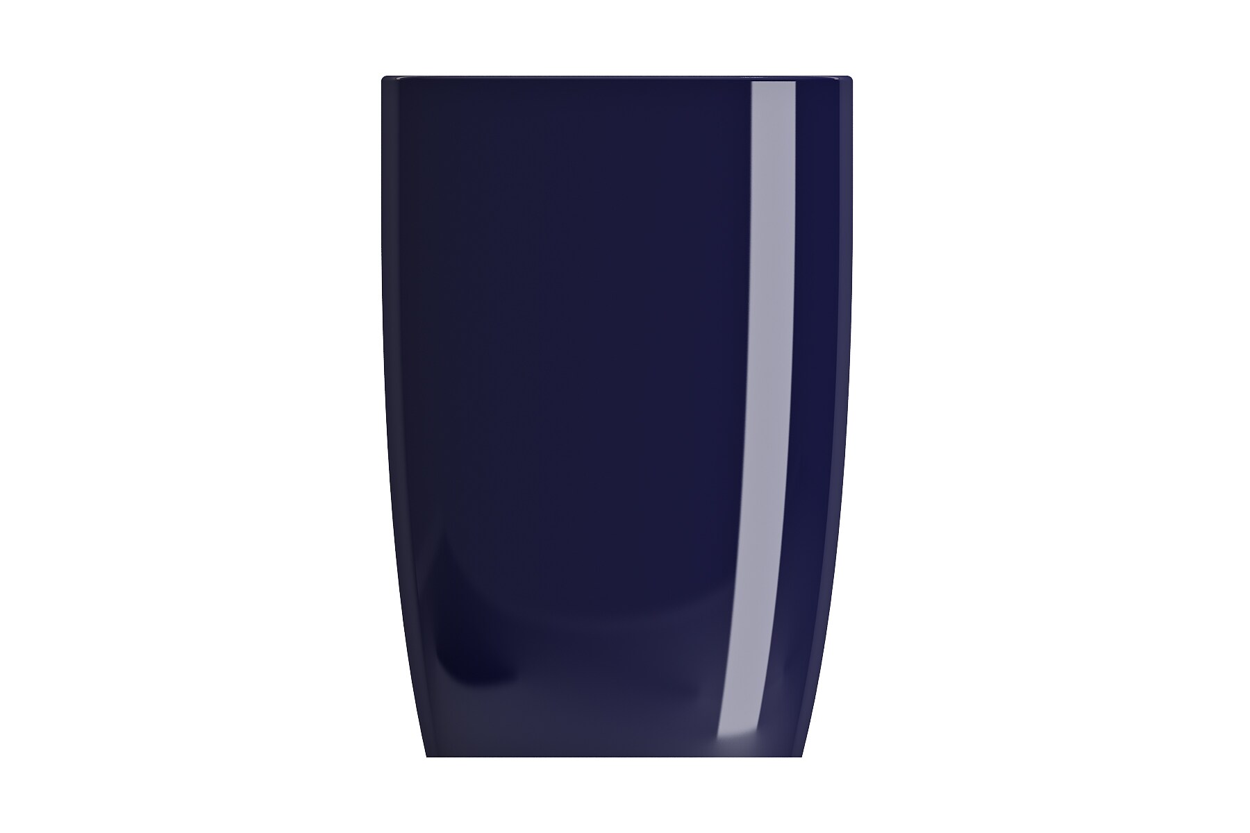 Fregadero pedestal moderno de arcilla de fuego color zafiro azul con combo (22.75 pulgadas x 17.25 pulgadas x 33.75 pulgadas) - 1075-010-0125