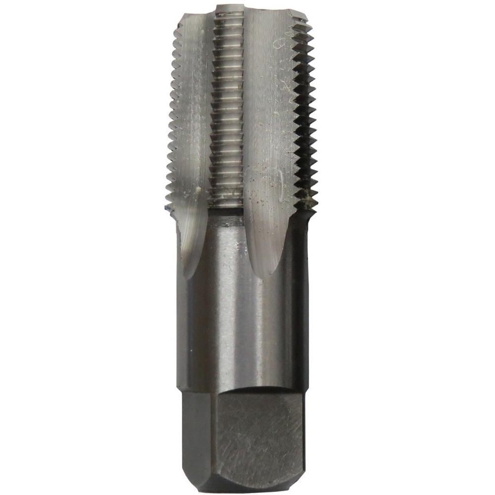 Juego de machuelos de acero al carbono de 4 flautas NPT (Tubo) de Drill America - DWTPT1/8-1SET