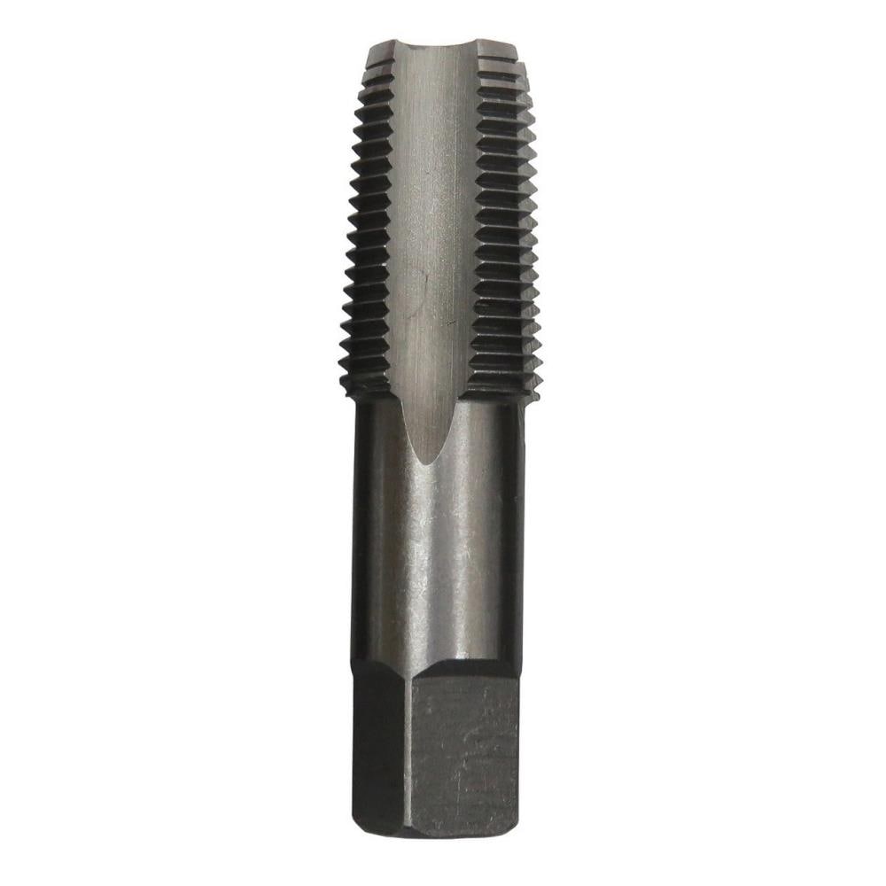 Juego de machuelos de acero al carbono de 4 flautas NPT (Tubo) de Drill America - DWTPT1/8-1SET