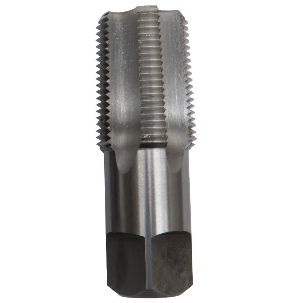 Juego de machuelos de acero al carbono de 4 flautas NPT (Tubo) de Drill America - DWTPT1/8-1SET