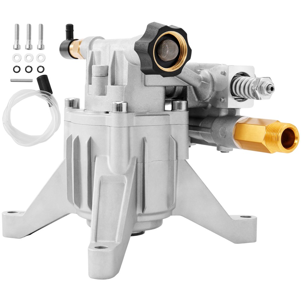 VEVOR Pressure Washer Pump, 7/8" Shaft Vertical, 3400 PSI, 2.5 GPM, Replacement Power Washer Pumps Kit, Parts Washer Pump, Compatible with Honda, Simpson, RYOBI, Briggs & Stratton, Subaru, Craftsman - ZZXPBZZ78INCHDXGMV0
