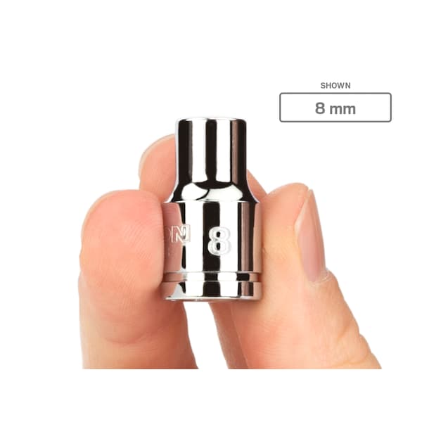 Tekton Llave de vaso de 6 puntas de 3/8 pulgadas x 13 mm - SHD12113