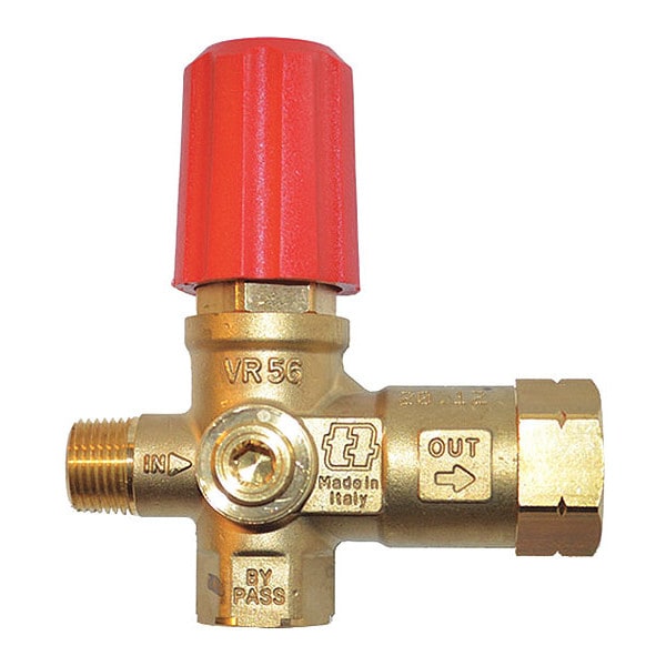 Regulador de presión A.R. North America Unloader, 250 BAR, 3/8NPT M-M - 4072000030