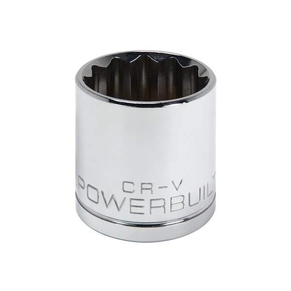 Powerbuilt Llave de vaso de 1/2" Drive 1-3/16" de 12 puntos - 642010