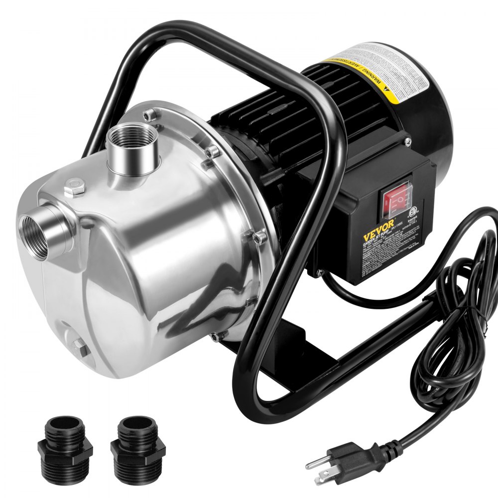 VEVOR Shallow Well Pump Portable Garden Water Jet Pump 1.1HP 978 GPH 131 ft Head - SDK164GPM110V9QQVV1