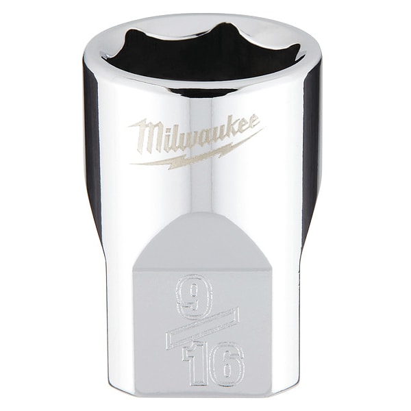 Llave de vaso de 9/16 pulgadas SAE de 3/8 pulgadas con 6 puntas y cuatro lados planos - 45-34-9065