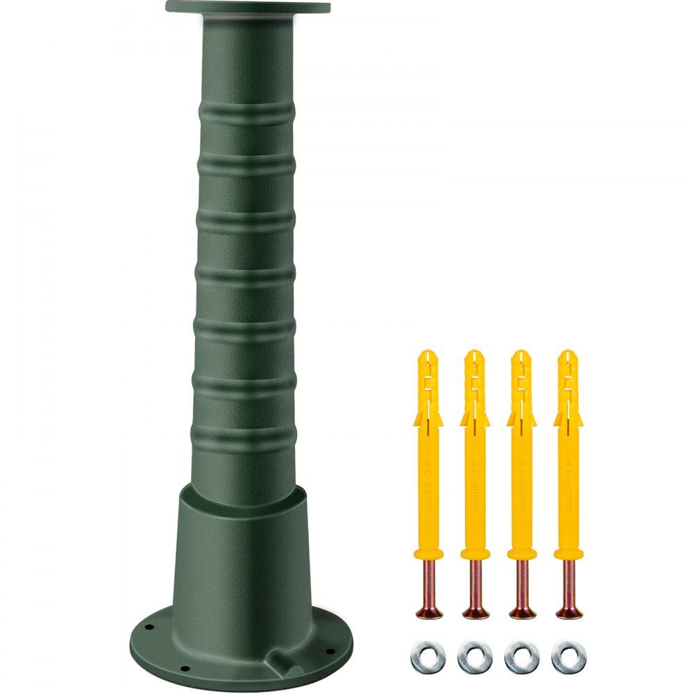 VEVOR Antique Hand Water Pump Stand Pitcher Pump Stand Cast Iron Well Pump Stand w/Pre-set 0.5" Holes for Easy Installation Old Fashion Pitcher Hand Pump Stand for Home Yard Pond Garden Outdoors Green - YJLSFB-2GDUTYPA1PV0
