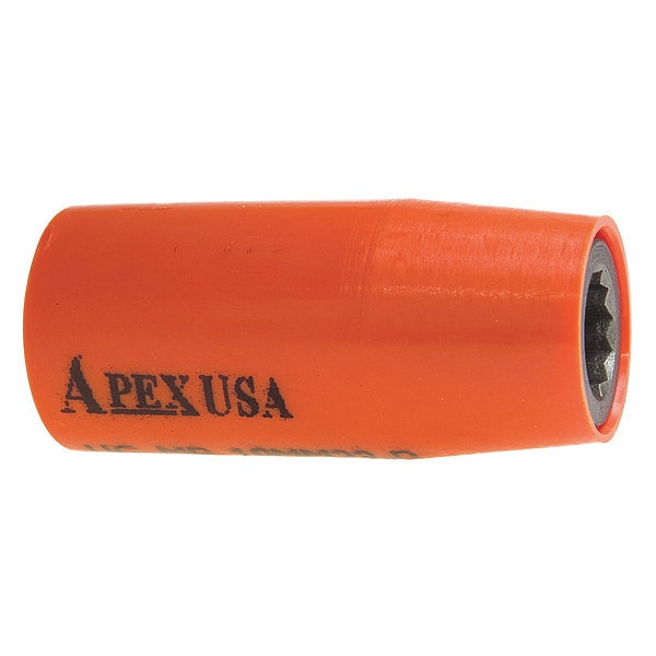 Apex Tool Group 3/8 pulgadas de accionamiento, 8 mm, 6 puntos, llave métrica de 6 puntos - UG-MB-8MM23