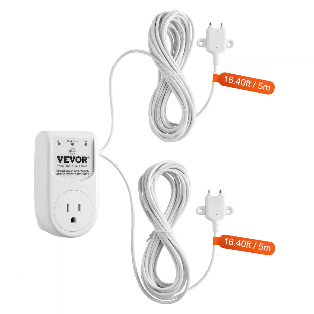 VEVOR Sump Pump Alarm With Dual Sensors Loud Alarm Long Cable for Sewage Pits - WSBBJQTSYYSJDD5YRV1