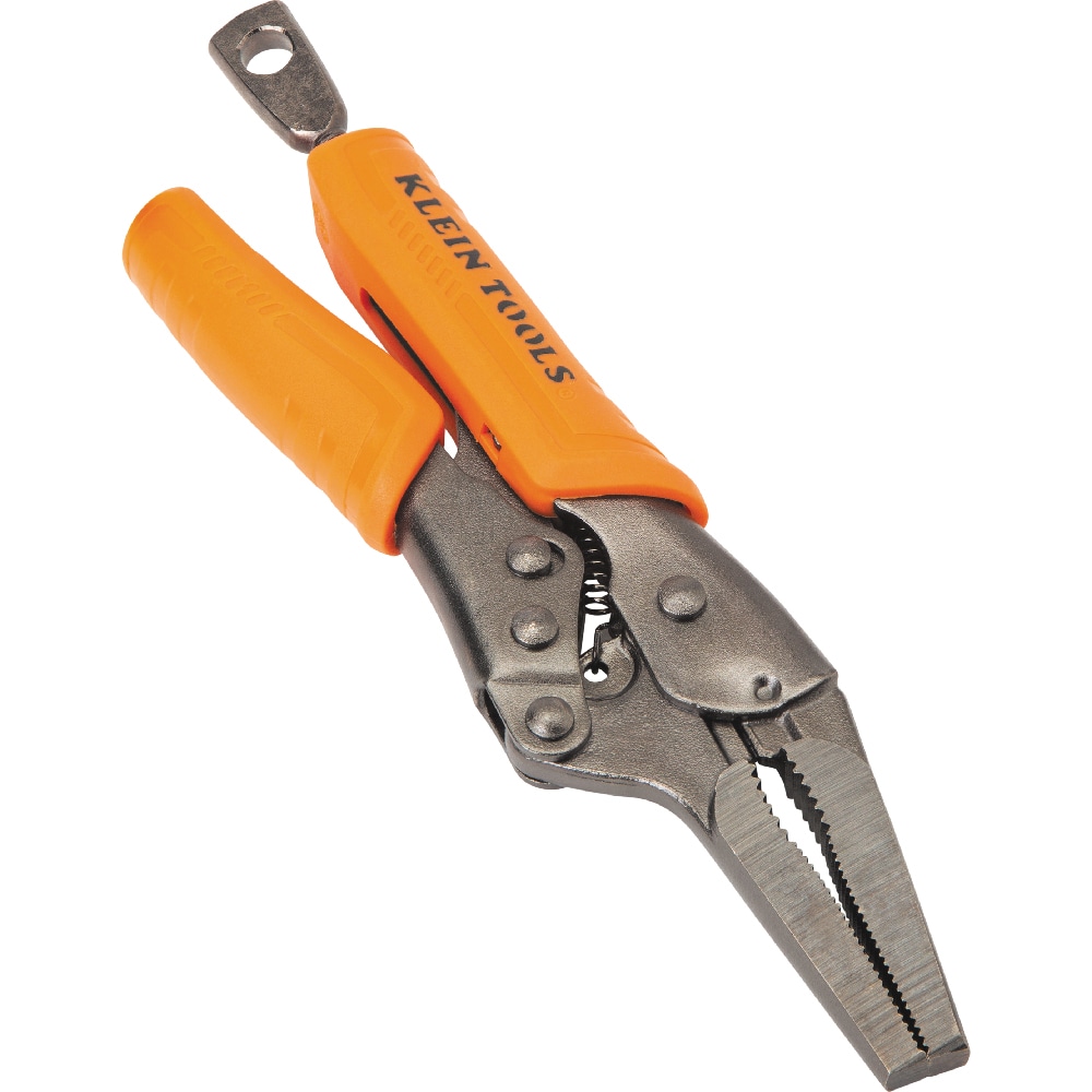 Juego de 2 piezas de Klein Tools, Pinzas de bloqueo curvas de 10 pulgadas y de nariz larga de 6 pulgadas - 38663