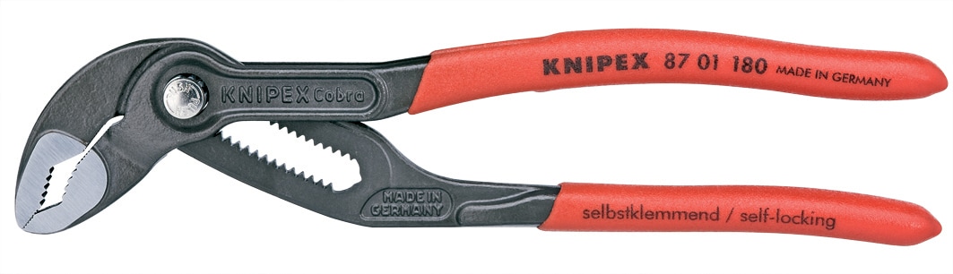 KNIPEX Llave de bomba de agua de 7.25 pulgadas - 87 01 180 SBA