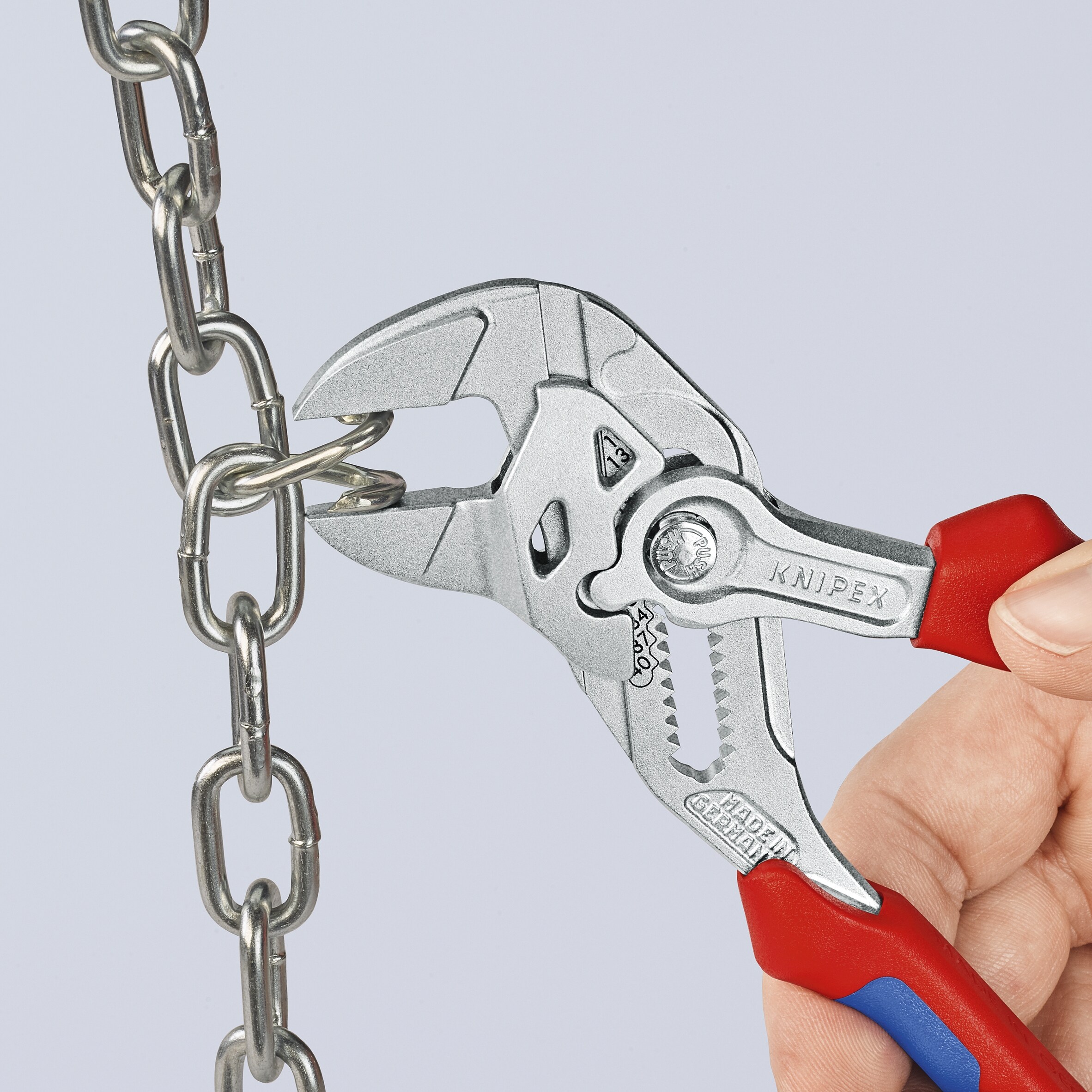 KNIPEX Llave Ajustable y Prensafricción de 7.35 pulgadas - 86 05 180