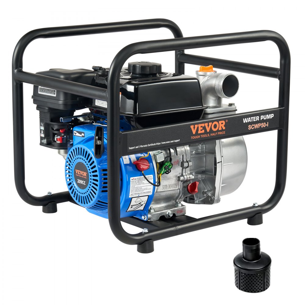 VEVOR Gasoline Engine Water Pump Gas Powered Transfer Pump 2 in 6.5HP 4-Stroke - FDJQDBKZJ2YCXT4BJV0