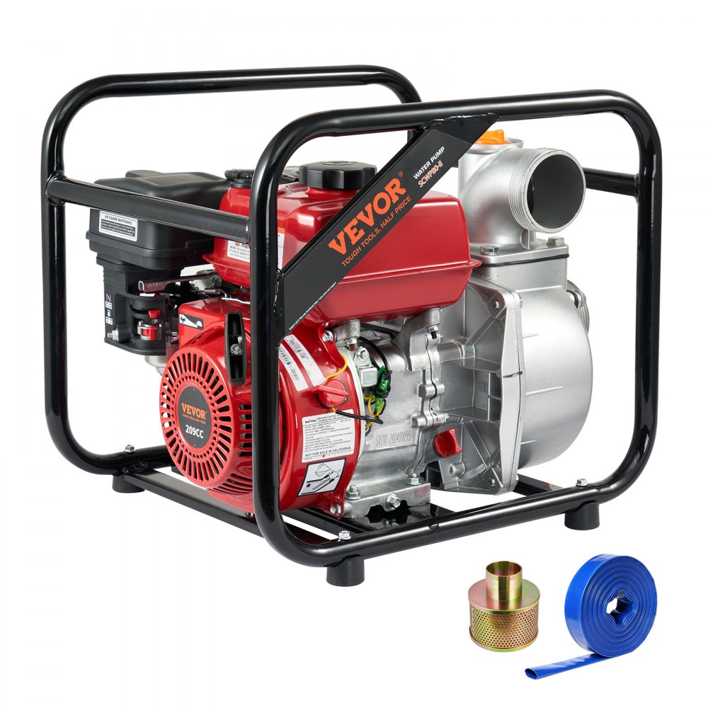 VEVOR Gasoline Engine Water Pump Gas Powered Water Transfer Pump 3" 7HP 4-Stroke - FDJQDBKZJ3YCOK0DPV0