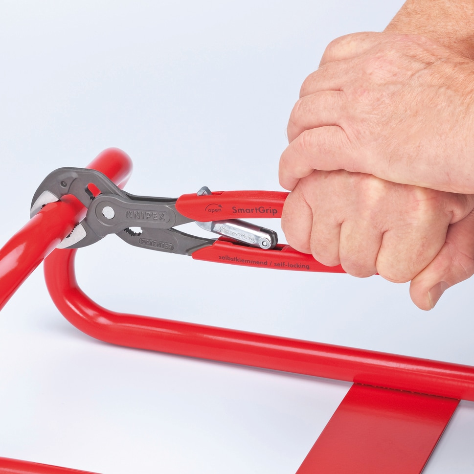 KNIPEX Pinzas de lengüeta y ranura SmartGrip ajustables automáticamente de bomba de agua de 10 pulgadas - 85 01 250 SBA