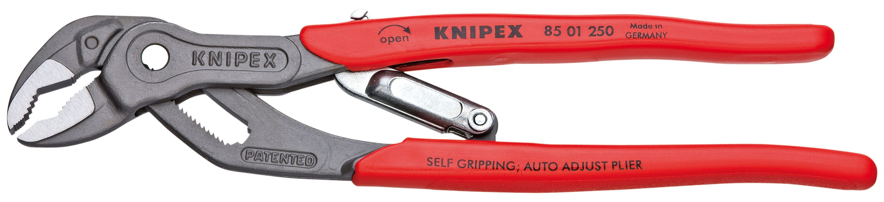 KNIPEX Pinzas de lengüeta y ranura SmartGrip ajustables automáticamente de bomba de agua de 10 pulgadas - 85 01 250 SBA