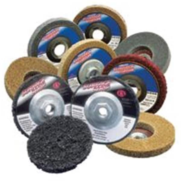 Rueda de centro deprimido Carborundum - 4.5 pulgadas de diámetro - 0.88 pulgadas de vástago - Súper gruesa S-C - 481-05539562615