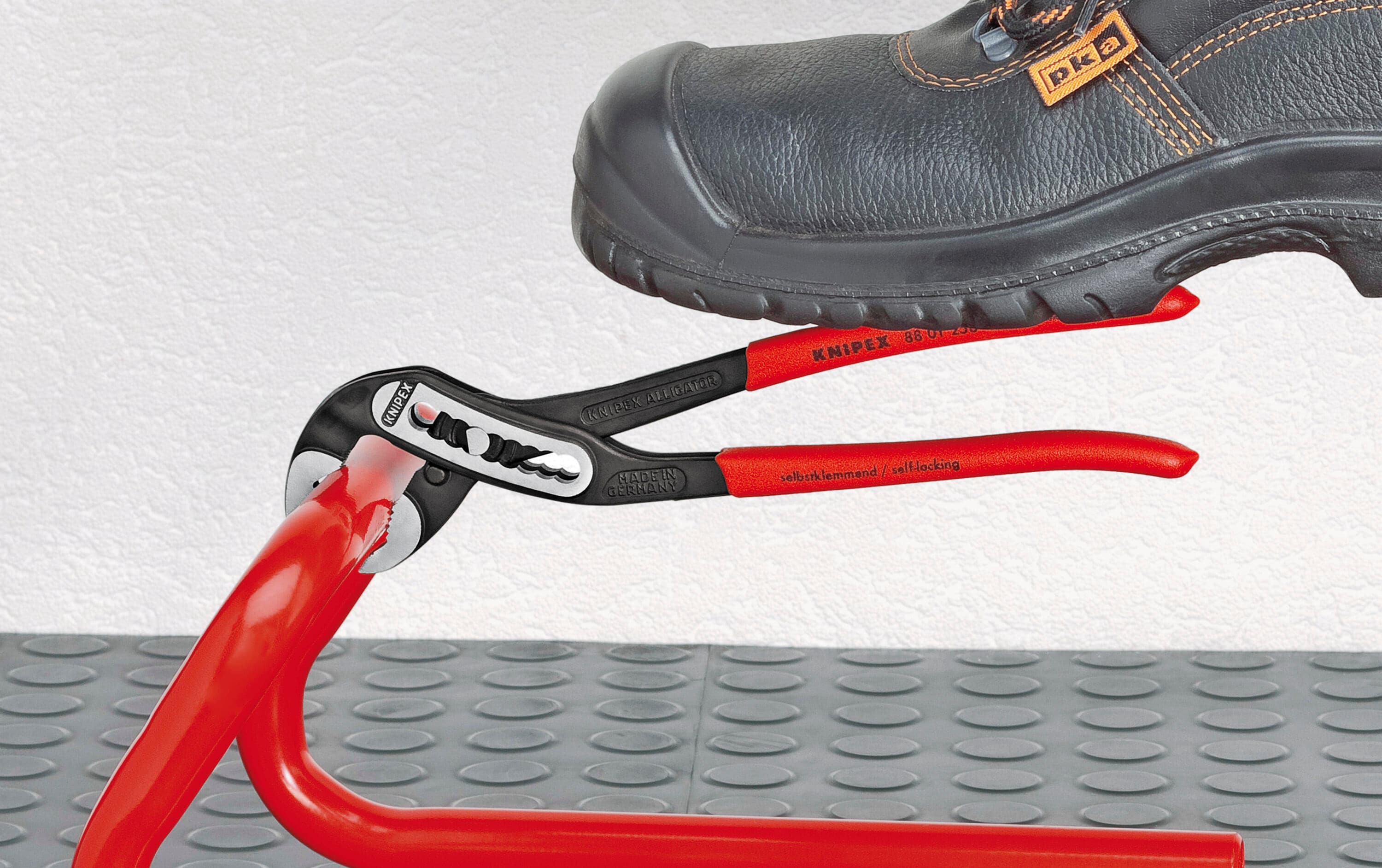 KNIPEX Pinzas de agua KNIPEX Alligator de 10 pulgadas, tipo llave de lengüeta y ranura - 88 01 250 SBA
